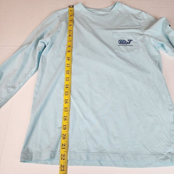 Vineyard Vines size M 12-14 long sleeve blue t shirt - Picture 7 of 9